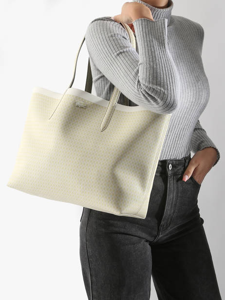 Handtas Anna Lacoste Beige anna NF4743AS ander zicht 1