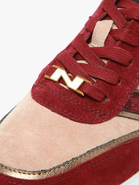 Sneakers Uit Leder Nathan baume Rood women 242S0103 ander zicht 3