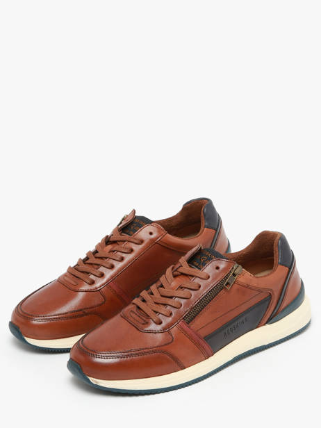Sneakers Callias Uit Leder Redskins Bruin men CALLIAS ander zicht 1