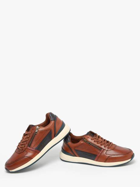 Sneakers Callias Uit Leder Redskins Bruin men CALLIAS ander zicht 2