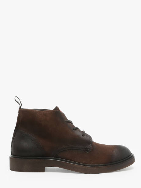 Enkellaarzen Metsouo Uit Leder No brand Bruin men 16526