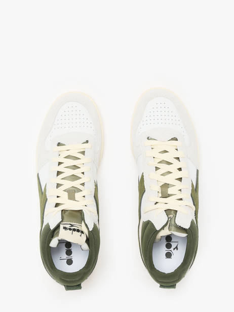 Mediumhoge Magic Sneakers Uit Leder Diadora Veelkleurig unisex 1178563 ander zicht 3