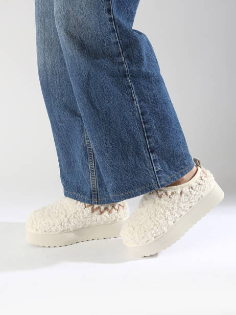 Slippers Eggy Colors of california Wit women CYWPLA06 ander zicht 1