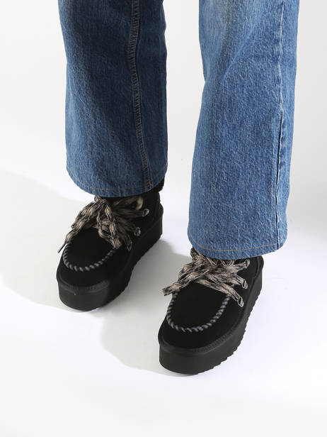 Enkellaarsjes Platform Colors of california Zwart women CYWPLA05 ander zicht 1