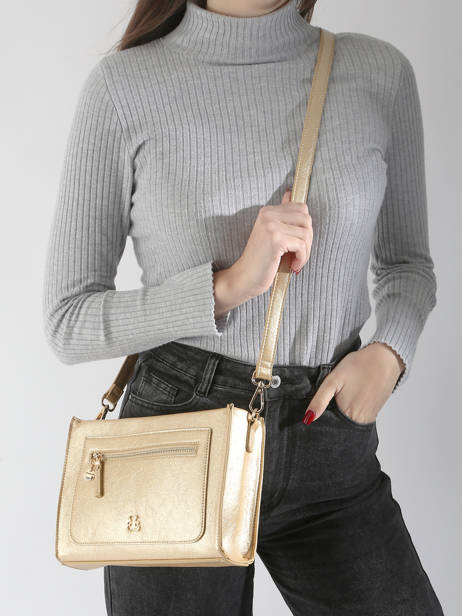 Cross Body Tas Bright Lulu castagnette Goud bright WHITNEY ander zicht 1