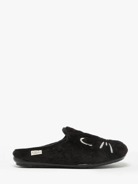 Pantoffels La maison de l'espadrille Zwart women 7 ander zicht 3