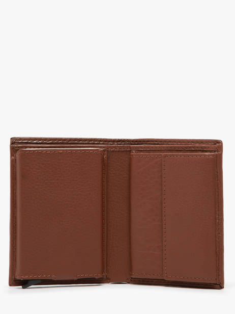 Portefeuille Leder Yves renard Bruin foulonne 23520 ander zicht 1