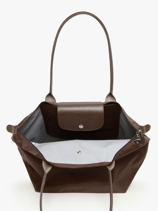 Longchamp Le pliage green Schoudertas Bruin