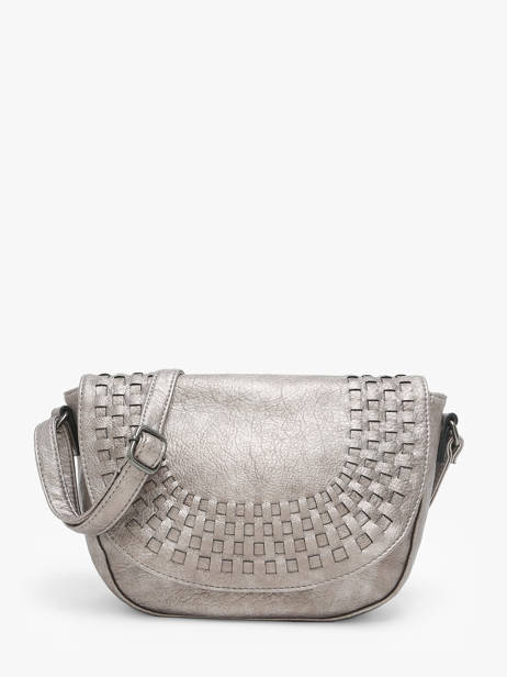 Cross Body Tas Winter Tresse Miniprix Zilver winter tresse 6004