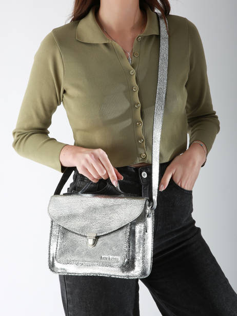 Cross Body Tas Melle George Miroir Paul marius Zilver miroir GEORGMIR ander zicht 1