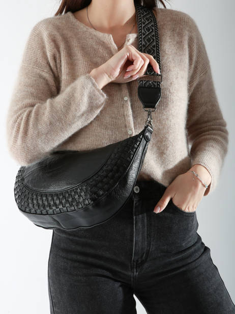 Cross Body Tas Winter Tresse Miniprix Zwart winter tresse 6003 ander zicht 1
