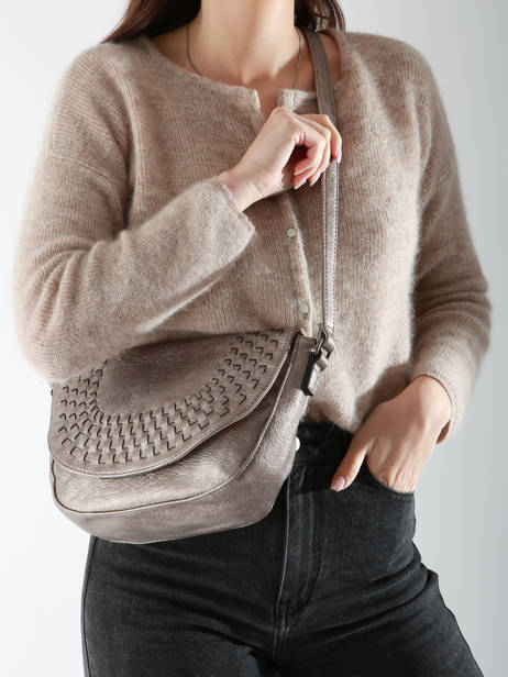 Cross Body Tas Winter Tresse Miniprix Zilver winter tresse 6004 ander zicht 1