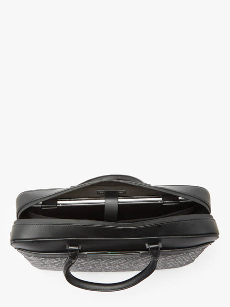 Documententas Tommy hilfiger Zwart monogram AM13104 ander zicht 3