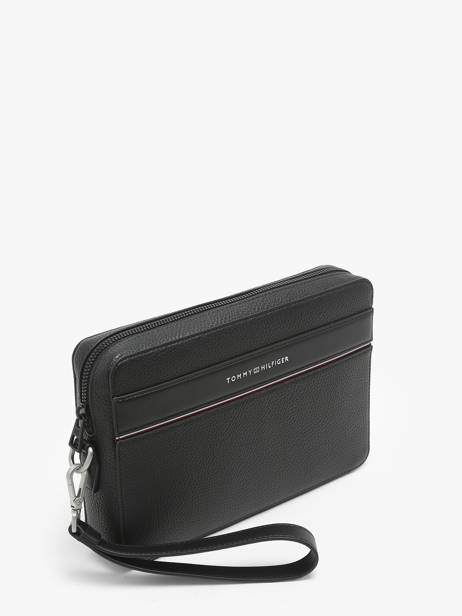 Herenpocket Tommy hilfiger Zwart corporate AM13047 ander zicht 1