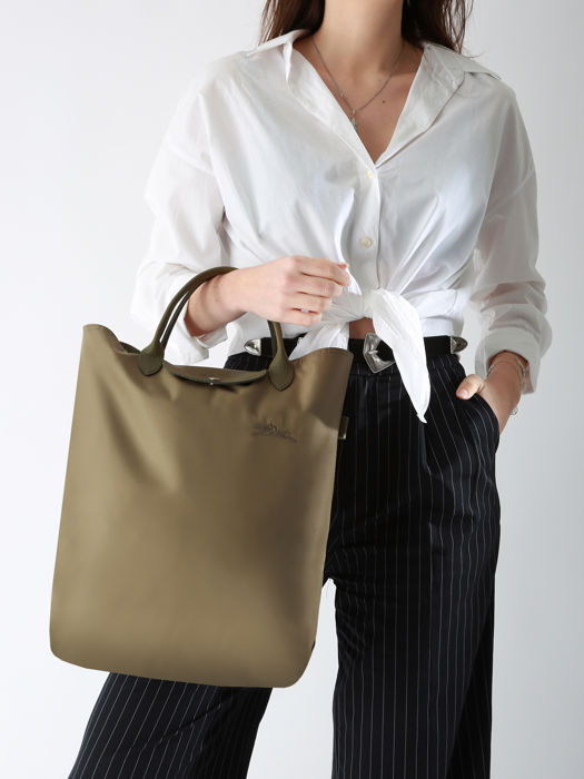 Longchamp Le pliage green Shopping Groen