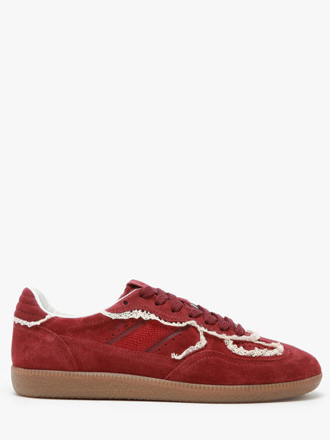 Sneakers Tb.490 Crochet Burgundy Uit Leder Alohas Rood women 10082303