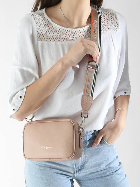 Cross Body Tas Milano Ana Leder Lancaster Roze milano ana 60 ander zicht 1