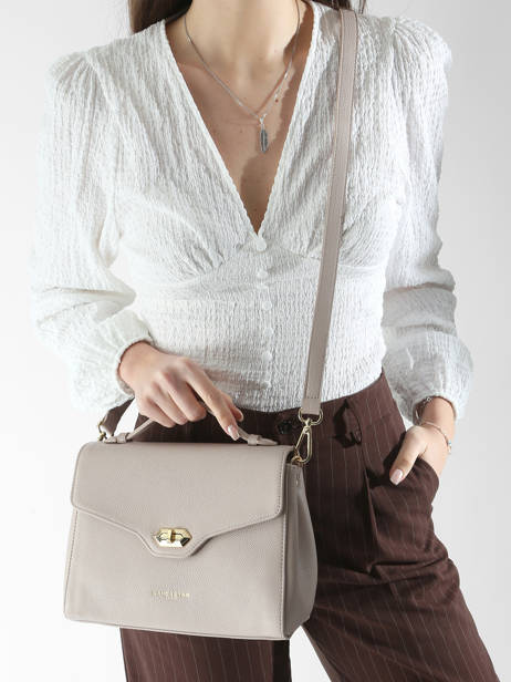 Cross Body Tas Milano Cosmos Leder Lancaster Beige milano cosmos 55 ander zicht 1
