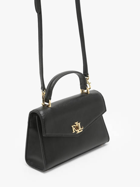 Handtassen Farrah Leder Lauren ralph lauren Zwart farrah 31968761 ander zicht 2