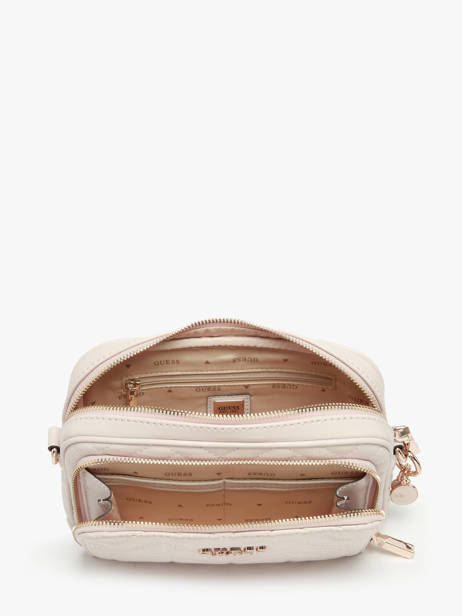 Cross Body Tas Eco Carly Polyurethaan Guess Beige eco carly QG950814 ander zicht 3