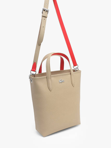 Cross Body Tas Anna Lacoste Beige anna NF4929AA ander zicht 2