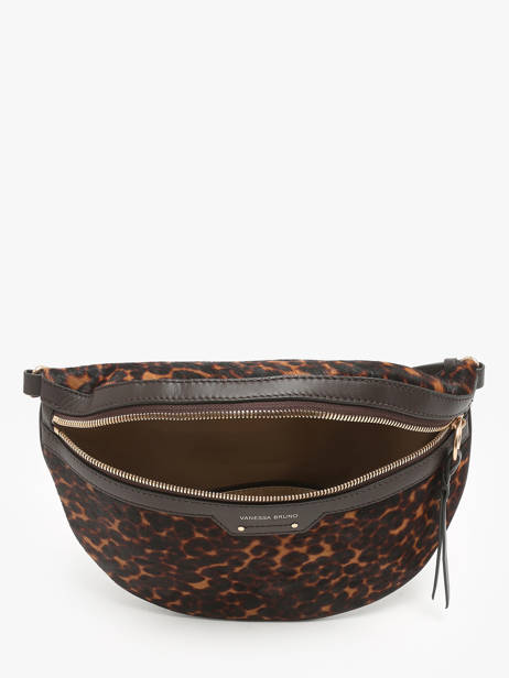 Belt Bag Othilia Luipaard Leder Vanessa bruno Bruin cabas 11V40878 ander zicht 3