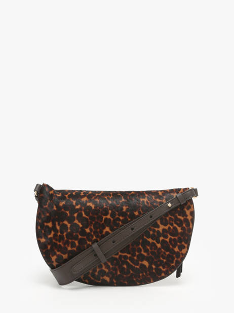 Belt Bag Othilia Luipaard Leder Vanessa bruno Bruin cabas 11V40878 ander zicht 4