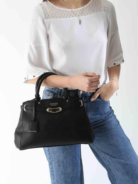 Handtas Sylvie Guess Zwart sylvie BG952706 ander zicht 1
