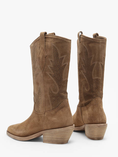 Santiago Laarzen Holly Uit Leder Alpe Bruin women 53551101 ander zicht 3