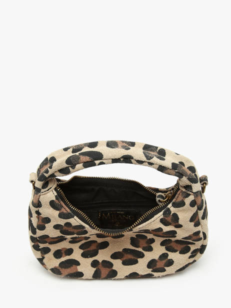 Cross Body Tas Velvet Leopardo Leder Milano Veelkleurig velvet leopardo VL24113 ander zicht 3