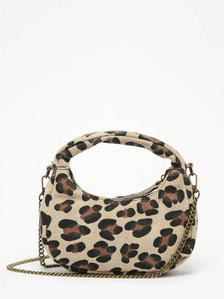 Cross Body Tas Velvet Leopardo Leder Milano Veelkleurig velvet leopardo VL24113 ander zicht 4