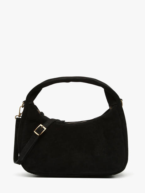 Handtassen Velvet Leder Milano Zwart velvet VE24114