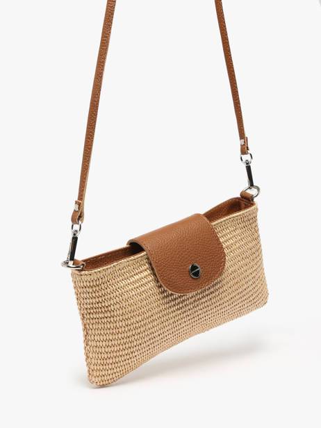 Cross Body Tas Mini Osier Italie Lancaster Beige mini osier italie 117 ander zicht 2