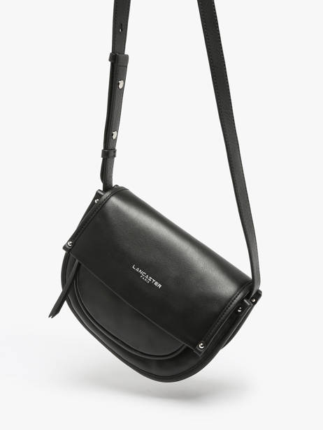 Cross Body Tas Soft Selma Leder Lancaster Zwart soft selma 1 ander zicht 2