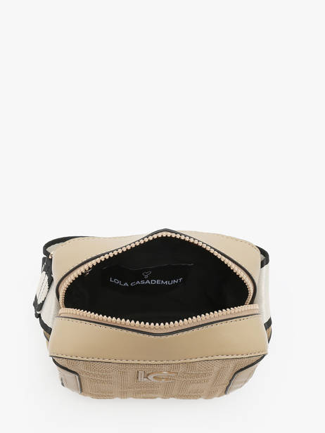 Cross Body Tas Logo Lola casademunt Bruin logo 43 ander zicht 3