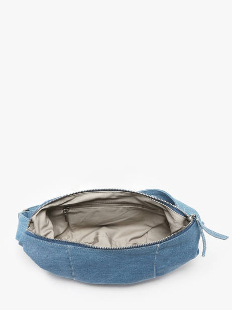 Cross Body Tas Denim Katoen Nat et nin Blauw denim DE ander zicht 3