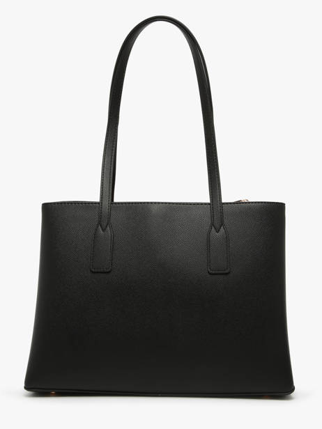 Schoudertas Saffiano David jones Zwart saffiano CM7468 ander zicht 4