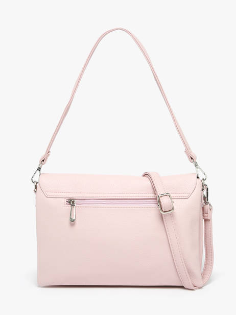 Cross Body Tas Grained Miniprix Roze grained H6996 ander zicht 3