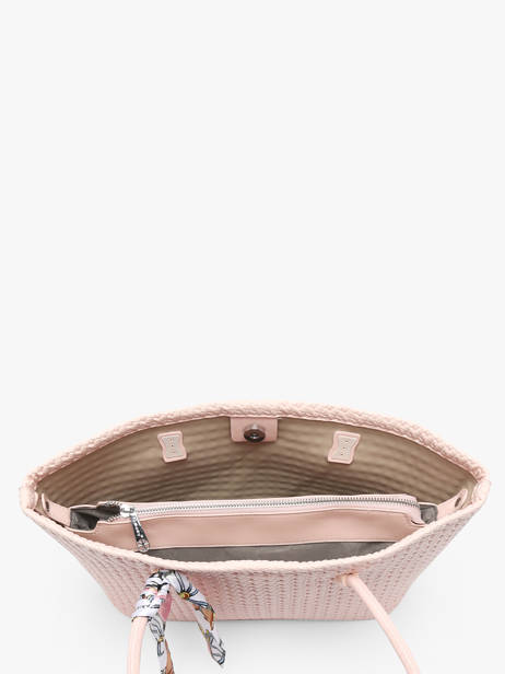 Schoudertas Braided Miniprix Roze braided A9113 ander zicht 2