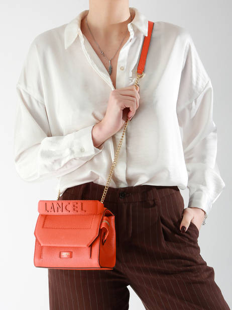 Handtas S Ninon Leder Lancel Oranje ninon A09221 ander zicht 1