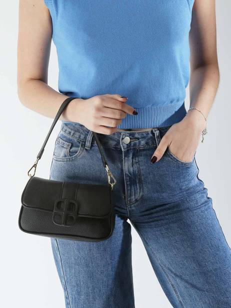 Cross Body Tas Estee Laurent david Zwart ld bags 951 ander zicht 1