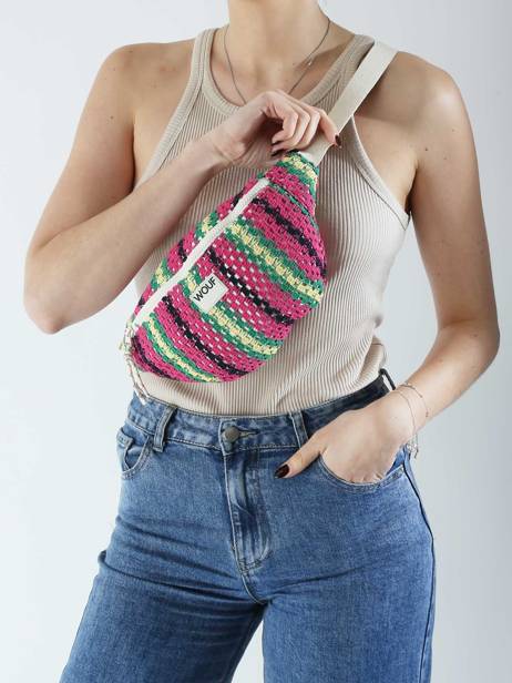 Heuptasje Wouf Veelkleurig crochet WTO25011 ander zicht 1
