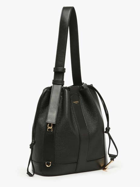 Schoudertas Elles Leder Lancel Zwart elles A13358 ander zicht 2