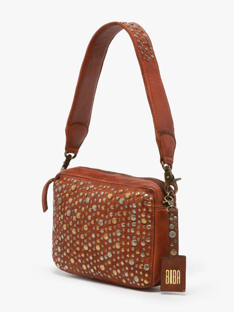Cross Body Tas Heritage Leder Biba Bruin heritage LOS1L ander zicht 2