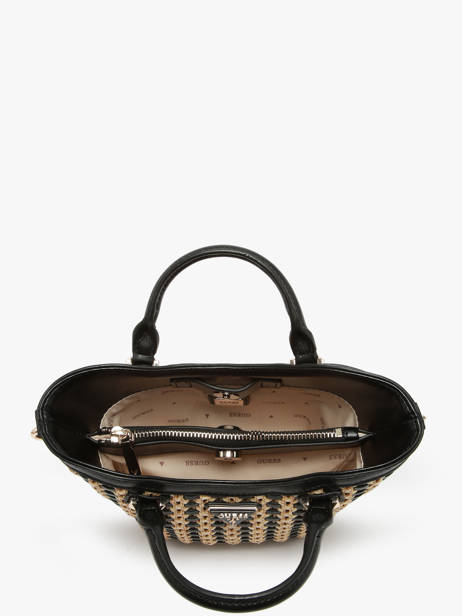 Cross Body Tas Atalia Raphia Guess Zwart atalia WG964775 ander zicht 3