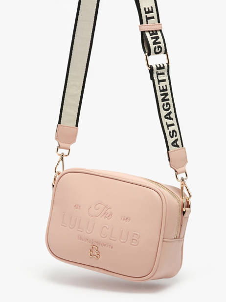 Cross Body Tas Logo Lulu castagnette Oranje logo YZERNAY ander zicht 2