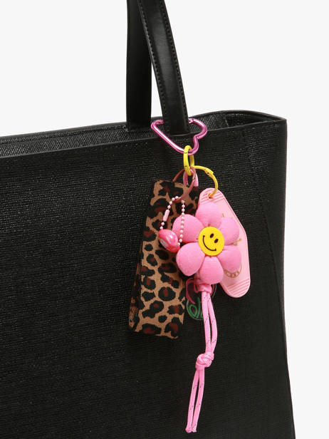 Bag Charm Pink Flower Fifille club Roze grigris FLO ander zicht 1