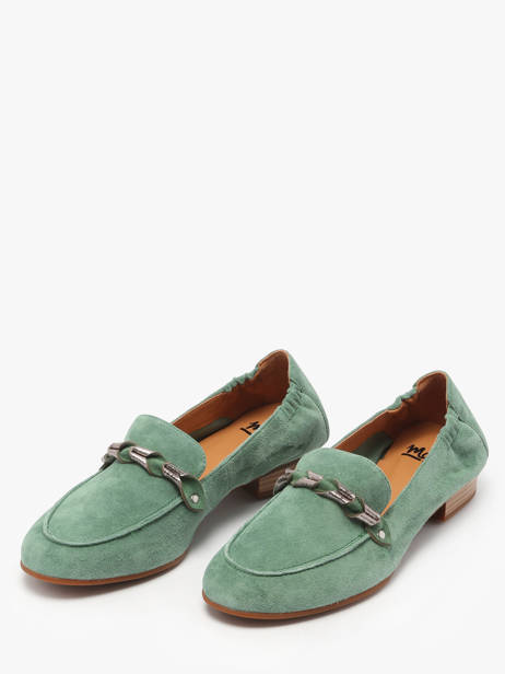 Mocassins Zanga Uit Leder Mam'zelle Groen women 4154304 ander zicht 2