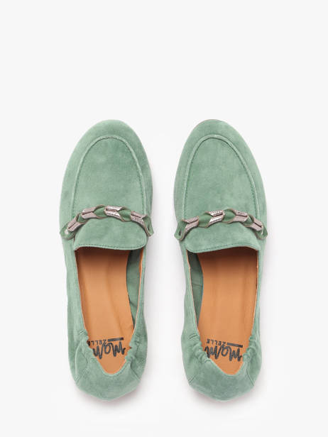 Mocassins Zanga Uit Leder Mam'zelle Groen women 4154304 ander zicht 4
