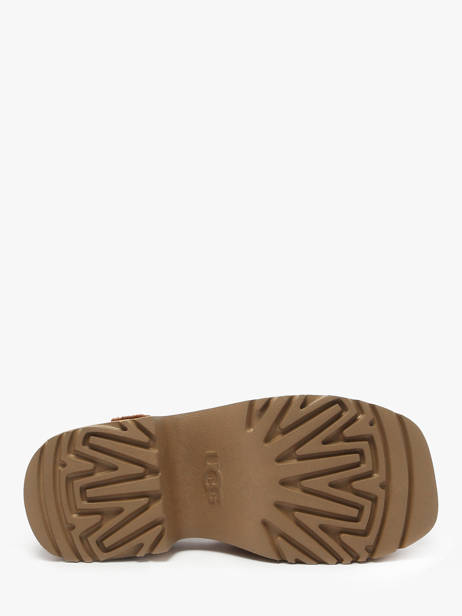 Sandalen Uit Leder Ugg Bruin women 1167475 ander zicht 4